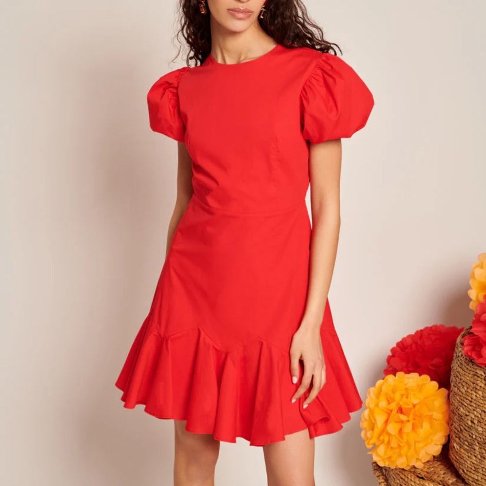 Sister Jane Vibrant Red Mini Dress
